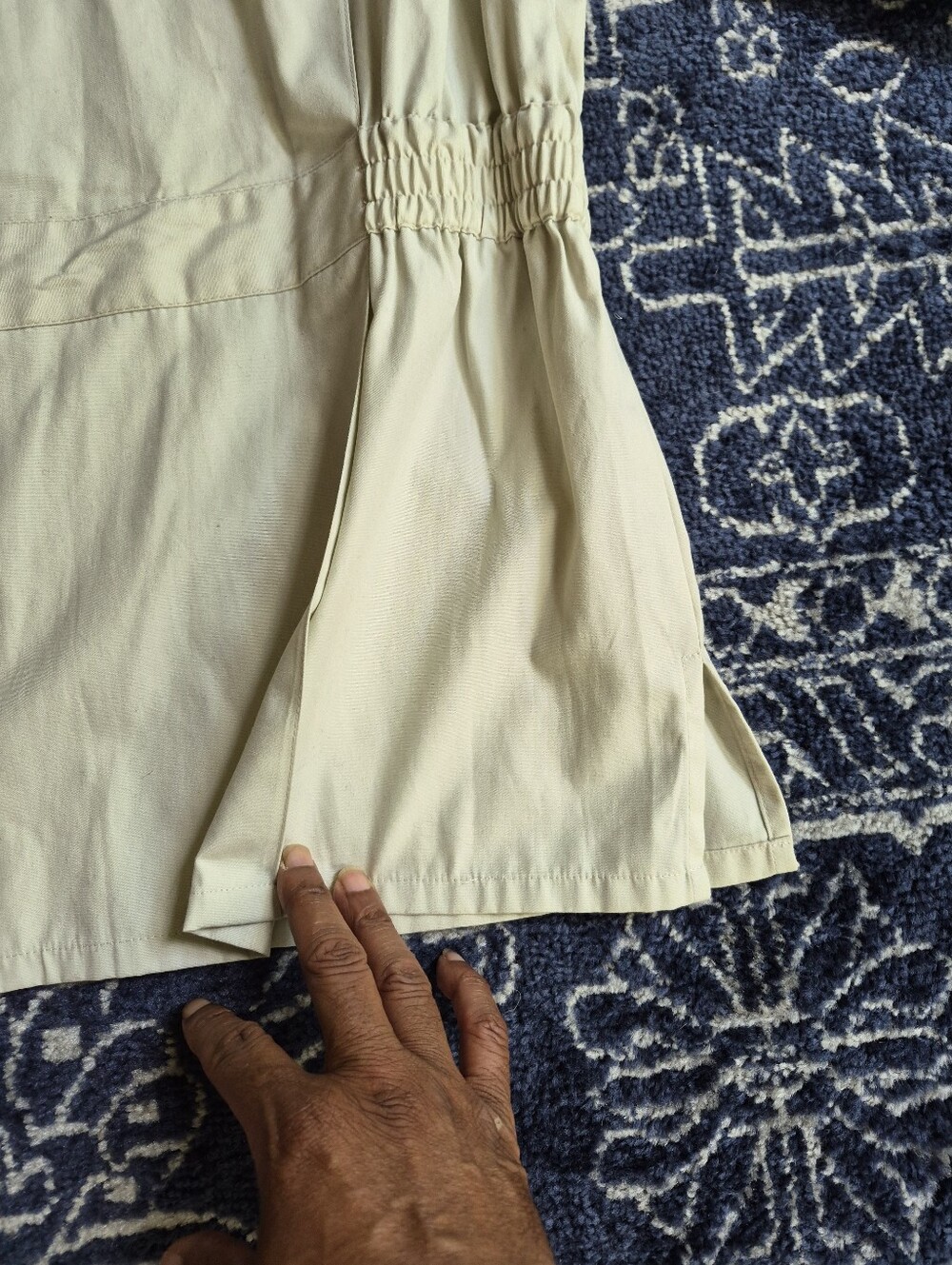 Vintage 1980s Haband Safari Jacket, RollUp Sleeves, Full Rear Side Pleats, MINT! - Picture 10 of 16